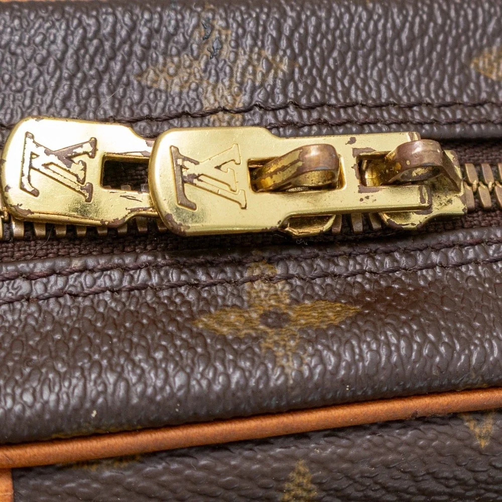 Louis Vuitton Monogram Briefcase Vintage Business Bag France Leather Laptop Case - Picture 10 of 13